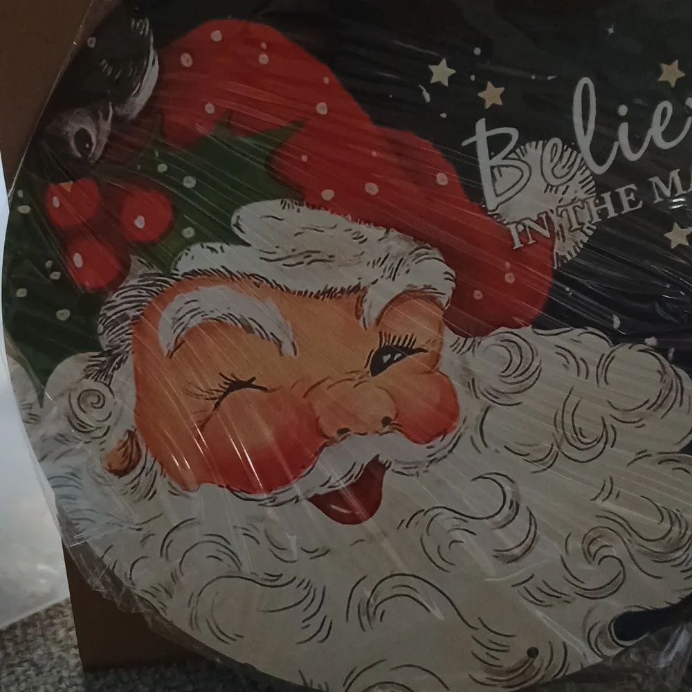 NIP Festive Santa Wall Art